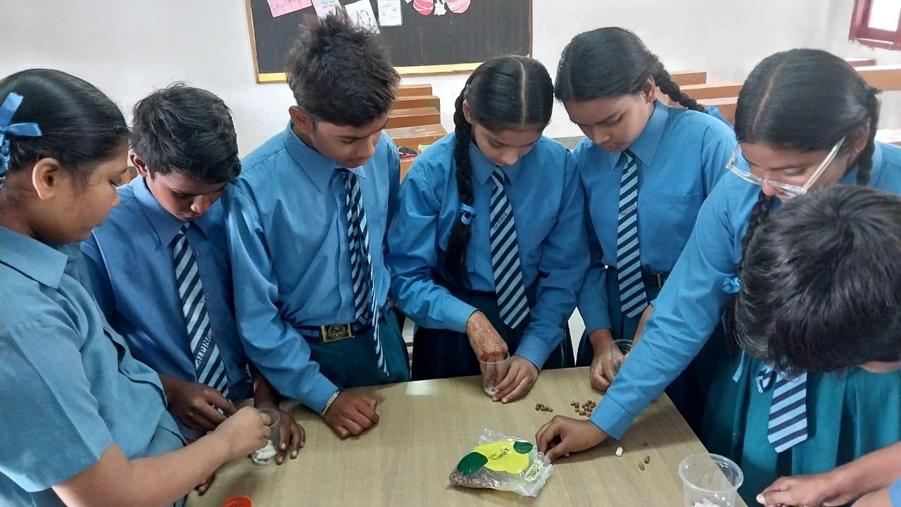Engaged students in a classroom